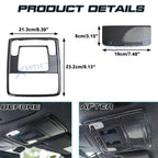 Carbon Fiber Pattern Reading Light Cover Trim for Honda Civic 2022-2025