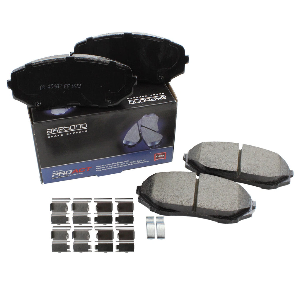 Akebono ProACT Front Ceramic Brake Pads for Ford Edge Lincoln MKX Mazda CX-7 CX-9 (2007–2020)