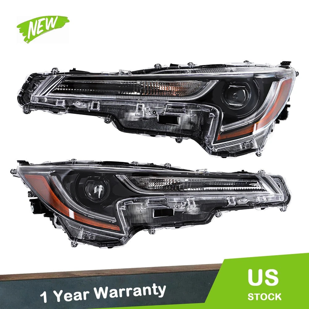 Set of 2 Headlight Assembly for Toyota Corolla (2023–2024)