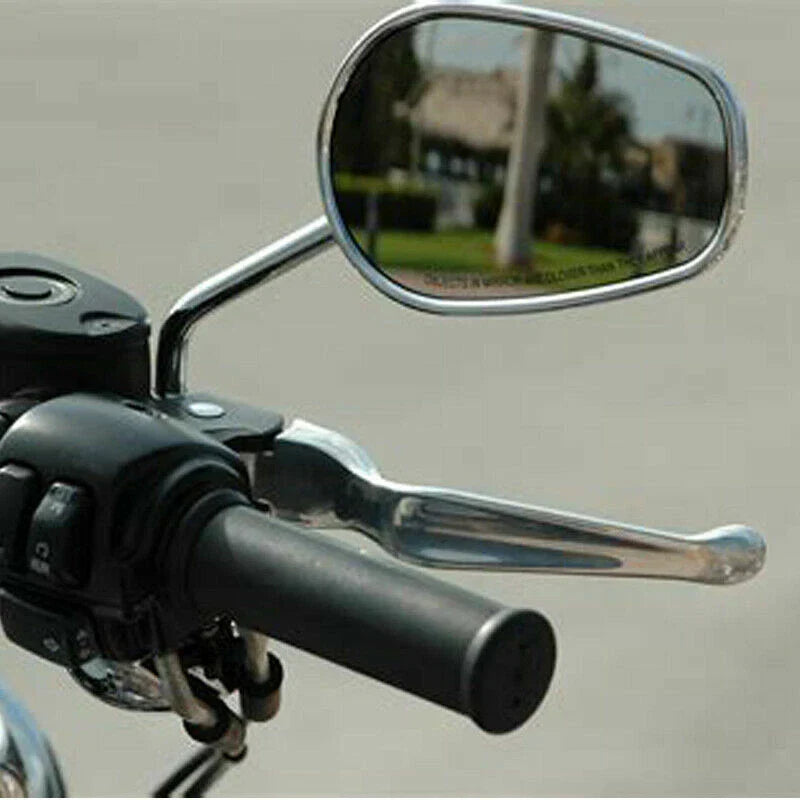 Chrome Rear View Side Mirror for Harley Davidson Fatboy (1990-2017)