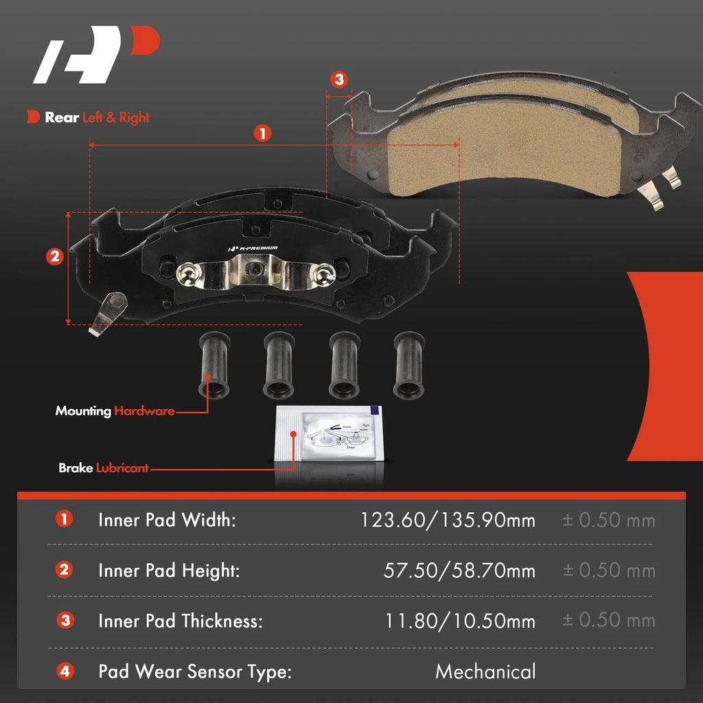Ceramic Front Brake Pads for Chevrolet Camaro and Buick LeSabre (1994–1997)