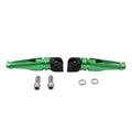 Passenger Foot Pegs Set of 2 Green for Ducati Monster 696/796/695/659 Dark 749 999/S/R