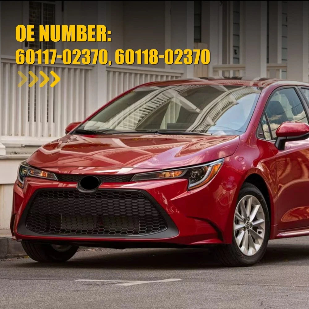 Pair Fender Corner Molding Trim Cover for Toyota Corolla (2019–2021)