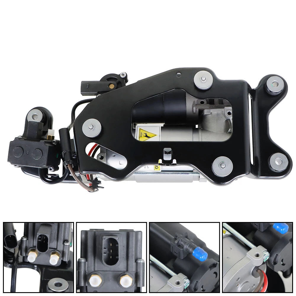 Air Suspension Compressor with Solenoid Valve for BMW X5 X6 (2014–2019)