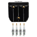 Set of 4 Bosch Ignition Coils & NGK Laser Iridium Spark Plugs for Beetle Golf Jetta