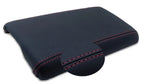 Leather Center Console Armrest Cover for Nissan 300ZX (1990–1996) Red Stitch