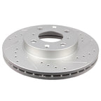 Drilled and Slotted Brake Rotors for Honda Civic del Sol CRX 4-Lug