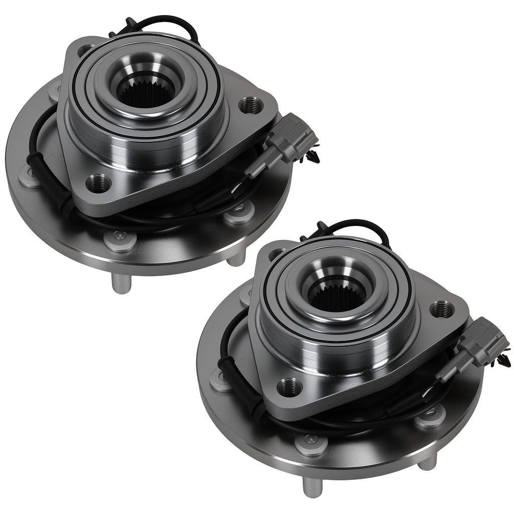 2X Front Wheel Bearing and Hubs for Infiniti QX56 (2004–2010) Nissan Pathfinder Armada Titan