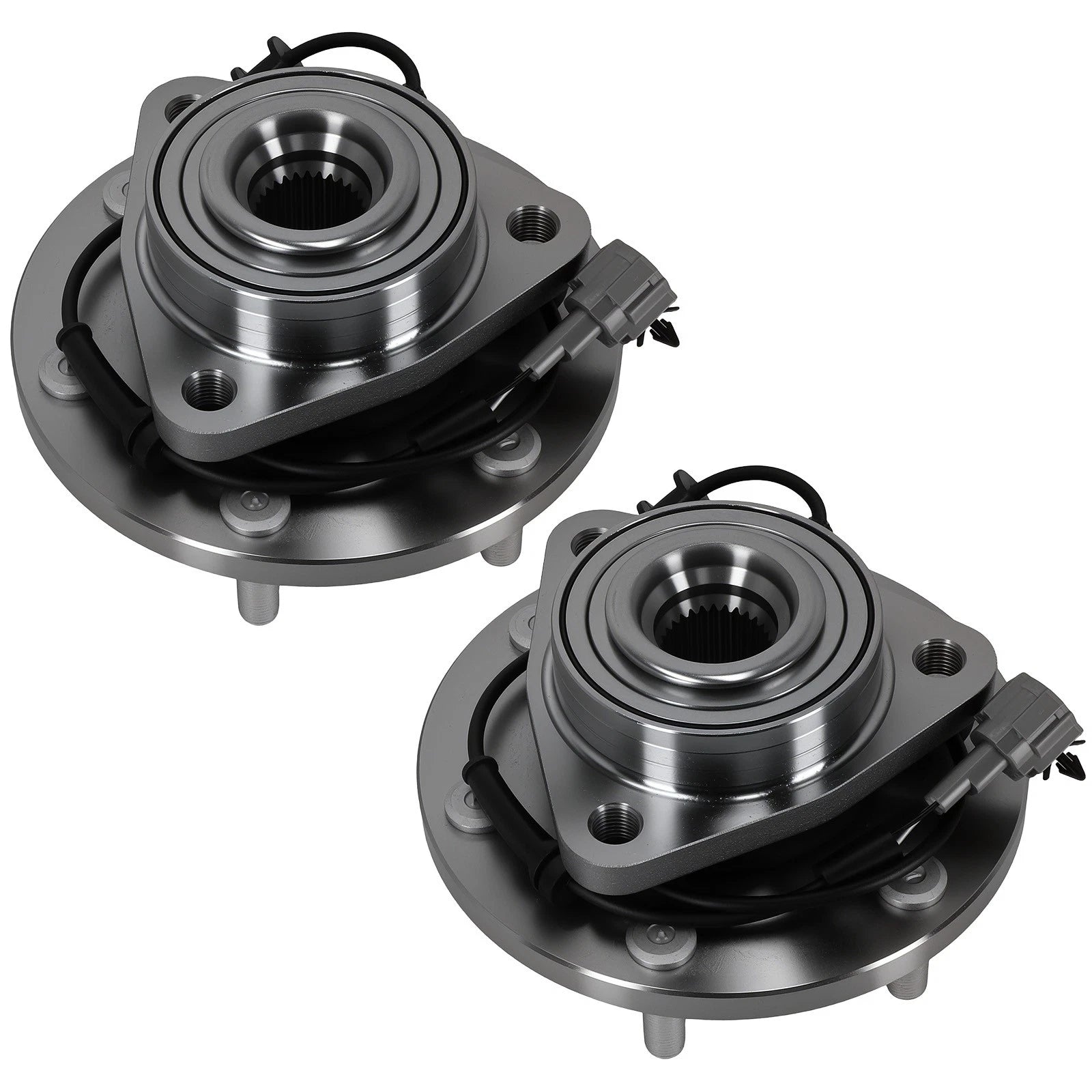 2X Front Wheel Bearing and Hubs for Infiniti QX56 (2004–2010) Nissan Pathfinder Armada Titan