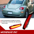 Red LED Rear Side Marker Signal Lights for VW Beetle (2006–2010)