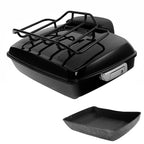Chopped Trunk Top Rack Backrest for Harley Road Street Glide (2014–2026)