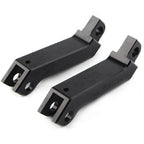 Black Cut Male Mount Foot Peg Extensions for Harley Sportster Softail Road King (2004-2023)