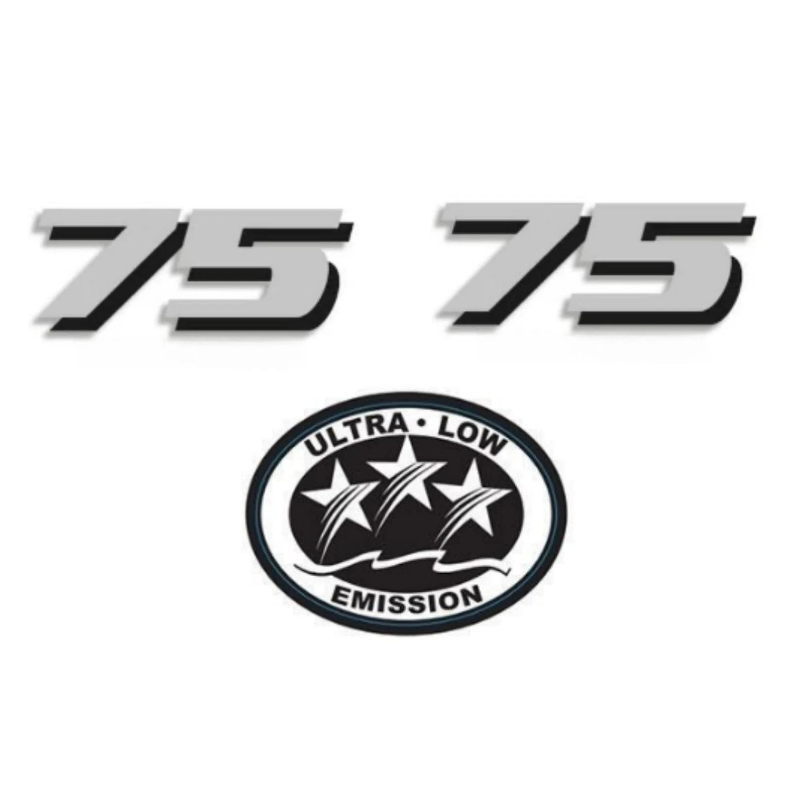 75 HP Horsepower Label Decal for Yamaha Outboard Engine Cover