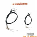 Black Throttle Cables for Kawasaki Vulcan 900 Classic/LT (2006-2018)