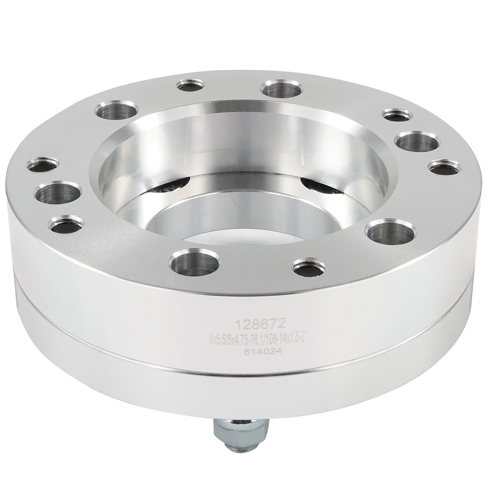 2X 6x5.5 to 5x4.75 Wheel Adapters M14x1.5 for Chevy Avalanche (2007–2013)