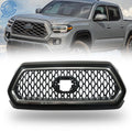 Front Upper Grille for Toyota Tacoma (2016–2021) Matte Black Chrome