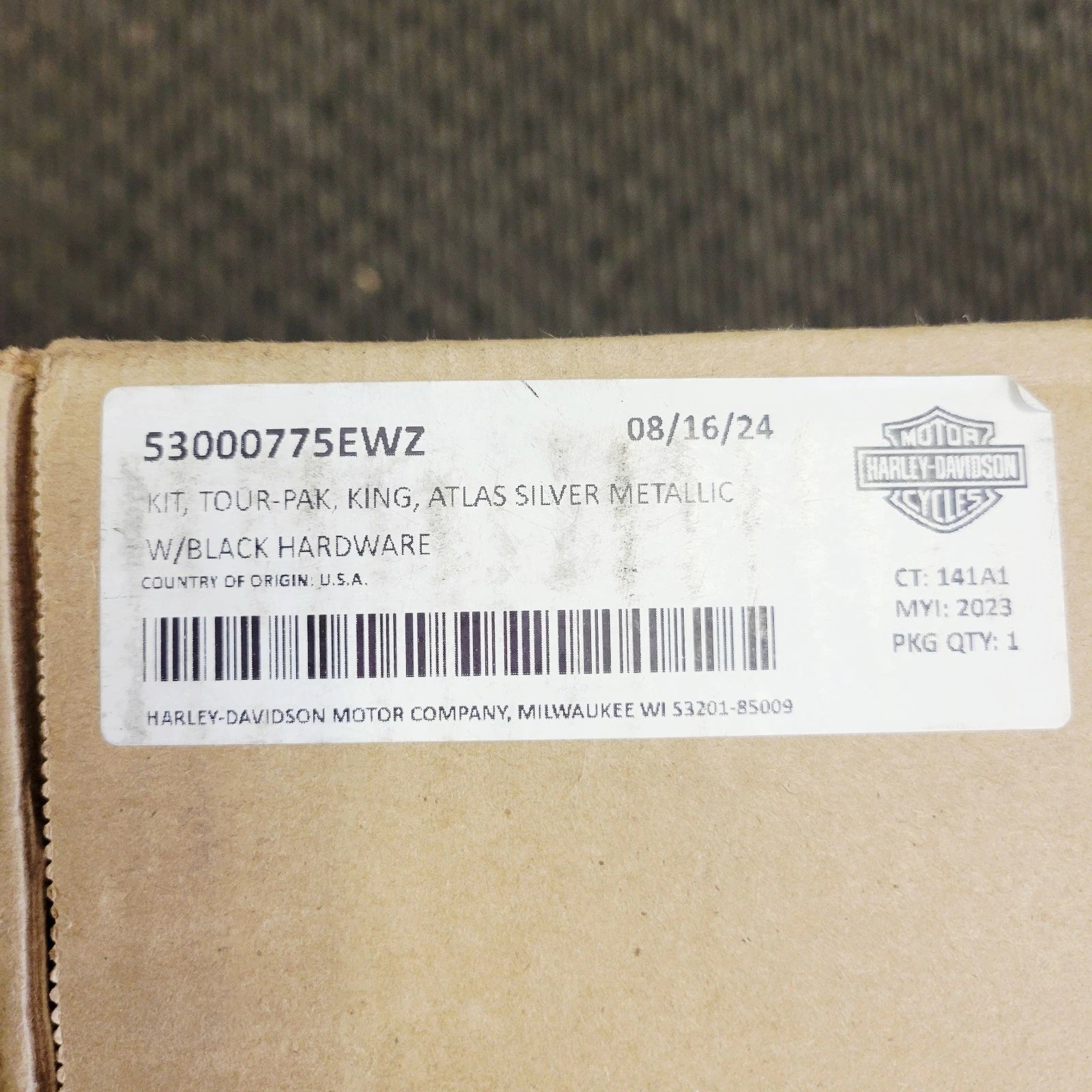 Harley Davidson King Tour Pak Atlas Silver 53000775EWZ (2014–2025)