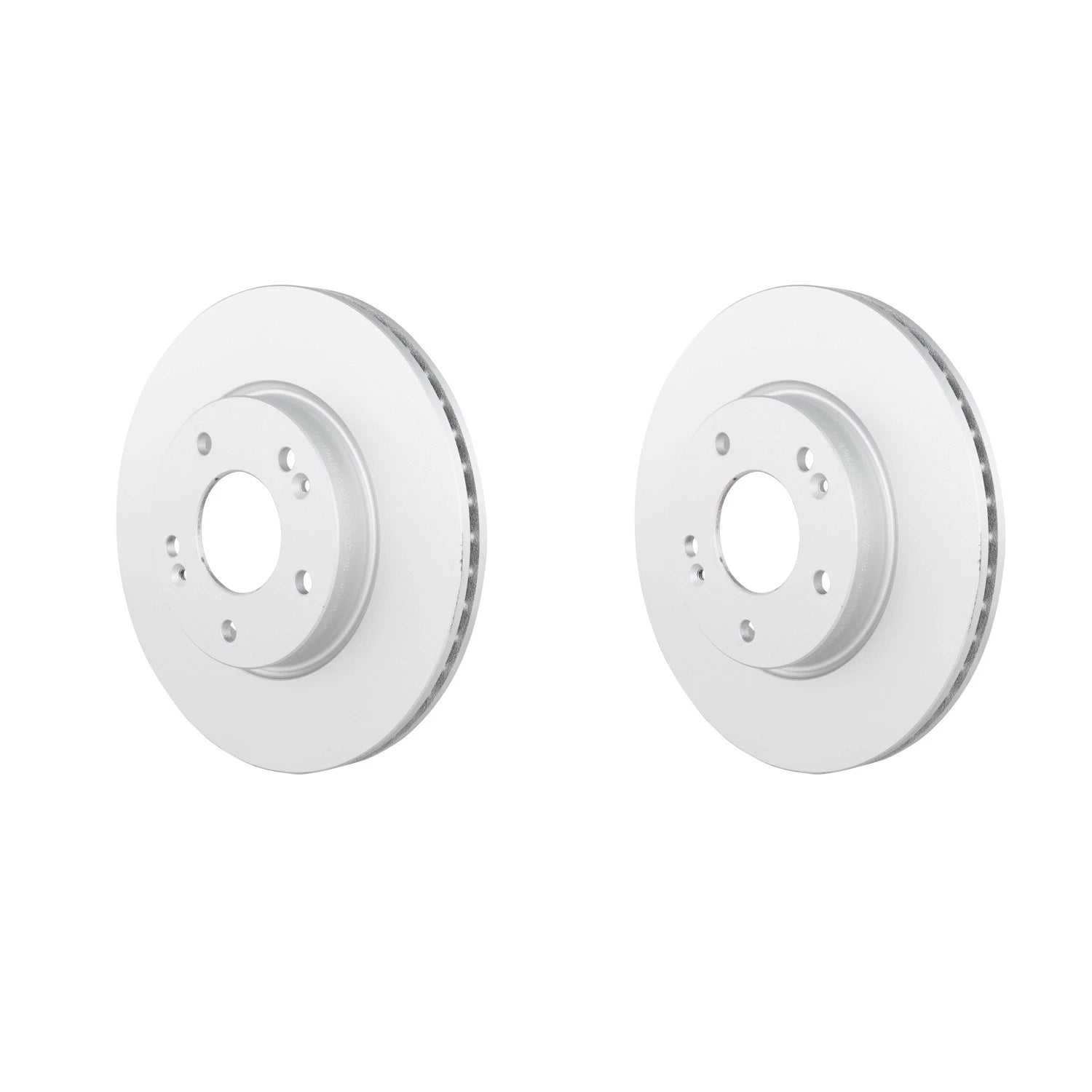 2X Bosch QuietCast Front Disc Brake Rotors for Ioniq Niro FWD (2017–2022)