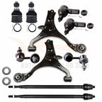 Set of 4 Front Control Arms Ball Joints Tie Rods Sway Bars for Honda Civic (2001–2005)