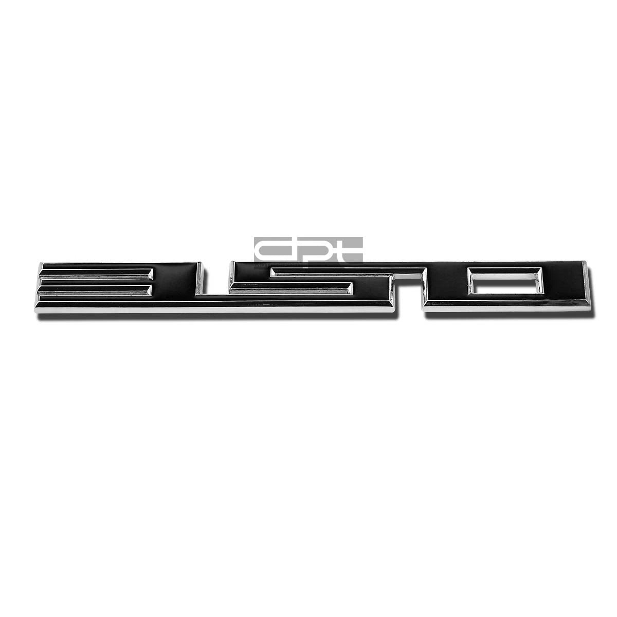 Chrome/Black Bumper Emblem Badge for GM SBC 350 (1970–1980)