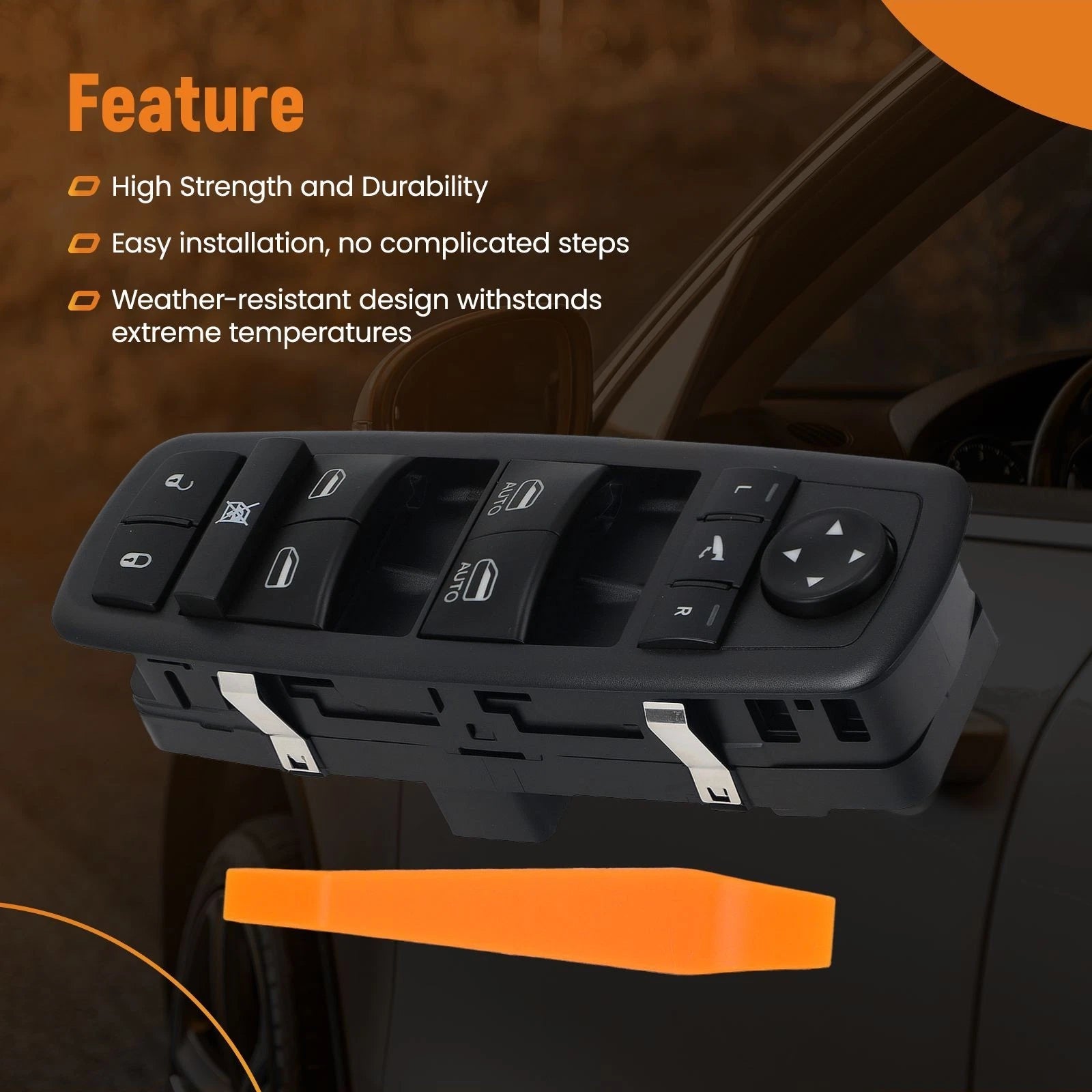 Power Window Control Door Switch for Dodge Ram 1500 (2014-2016)