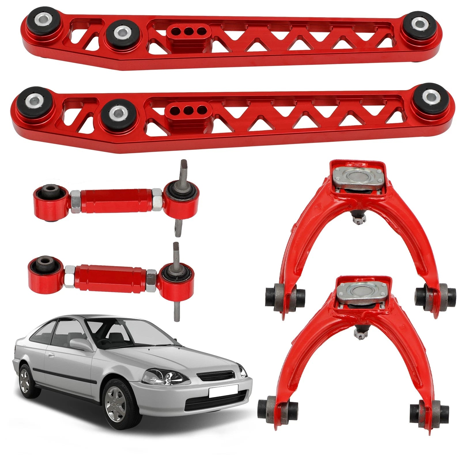 Adjustable Coilovers & Camber Control Arms for Honda Civic (1996-2000)