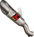 Akrapovic Slip-On Line Muffler for Yamaha YZF-R1 (2015–2019) - Titanium End Cap S-Y3SO6-IVOSS