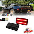 2X Smoked Red LED Rear Side Marker Lights for Pontiac Firebird (1970–1981)