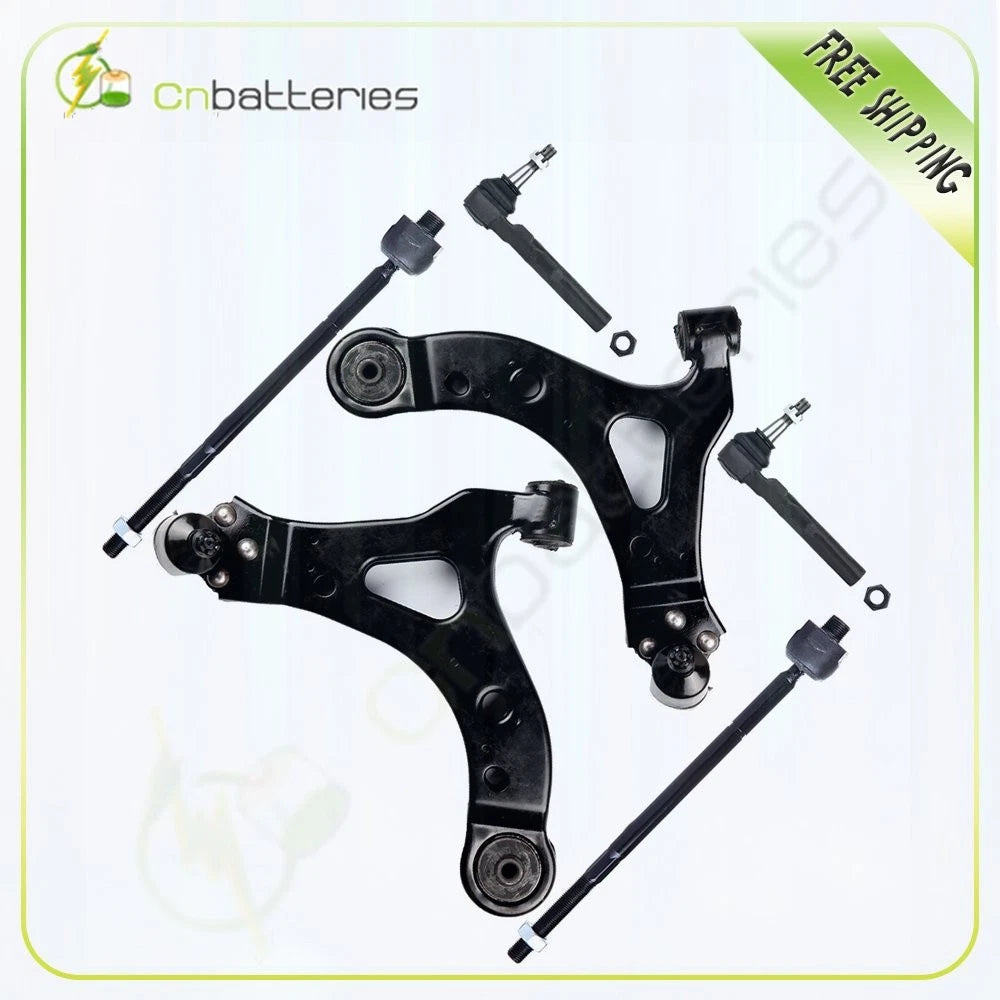 6pc Front Lower Control Arm & Ball Joint Suspension Kit for Chevy