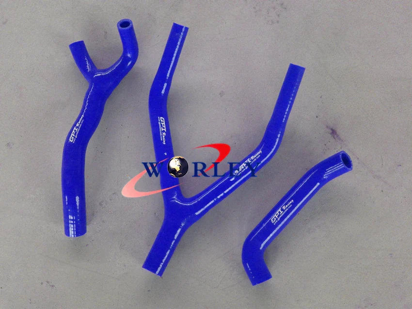 Silicone Radiator Coolant Hoses for Yamaha YZ125 1983-1984 ( Blue)