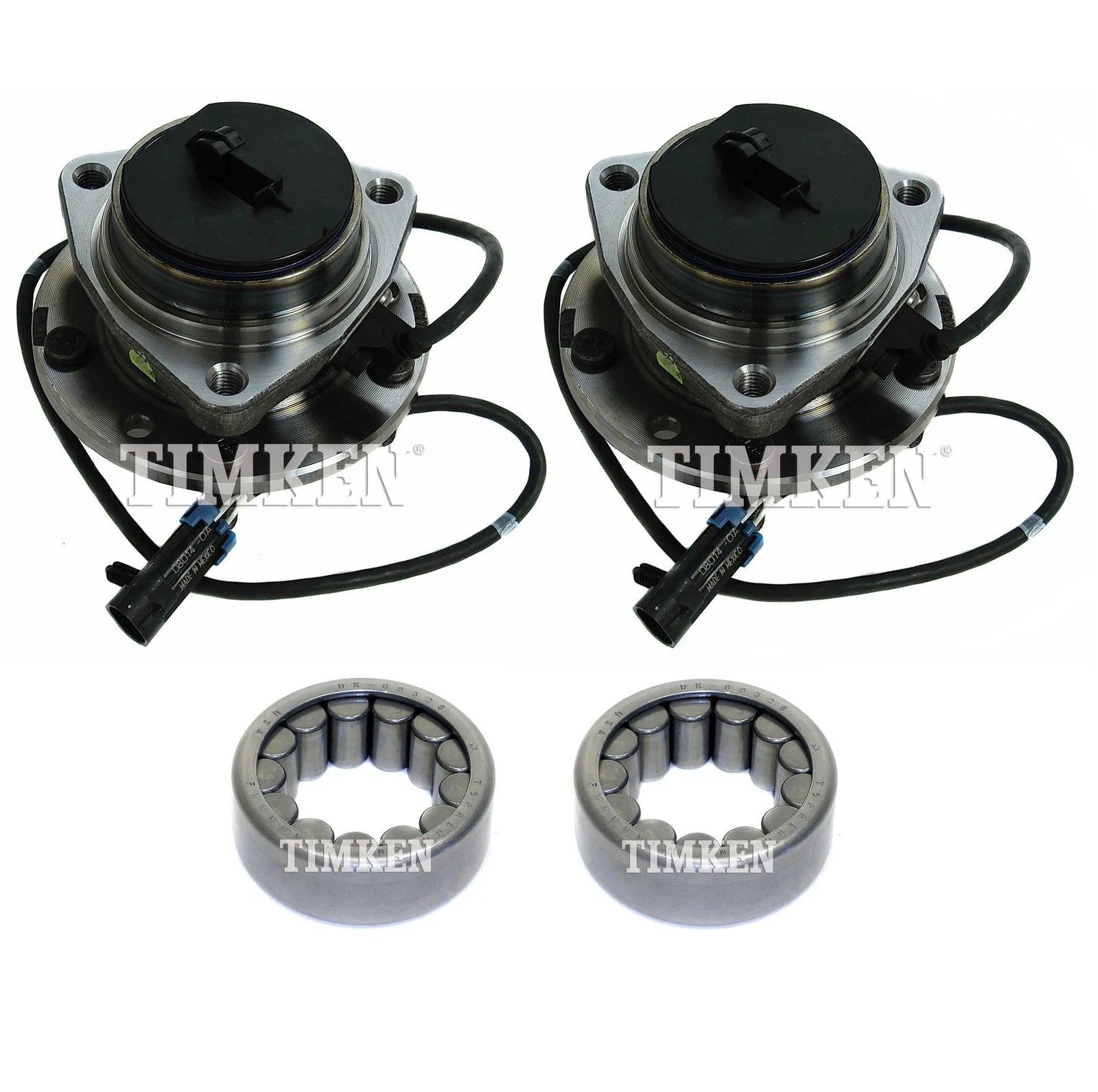 Front and Rear Wheel Bearings & Hubs Kit for Blazer S10 Jimmy Sonoma (1994–2005)
