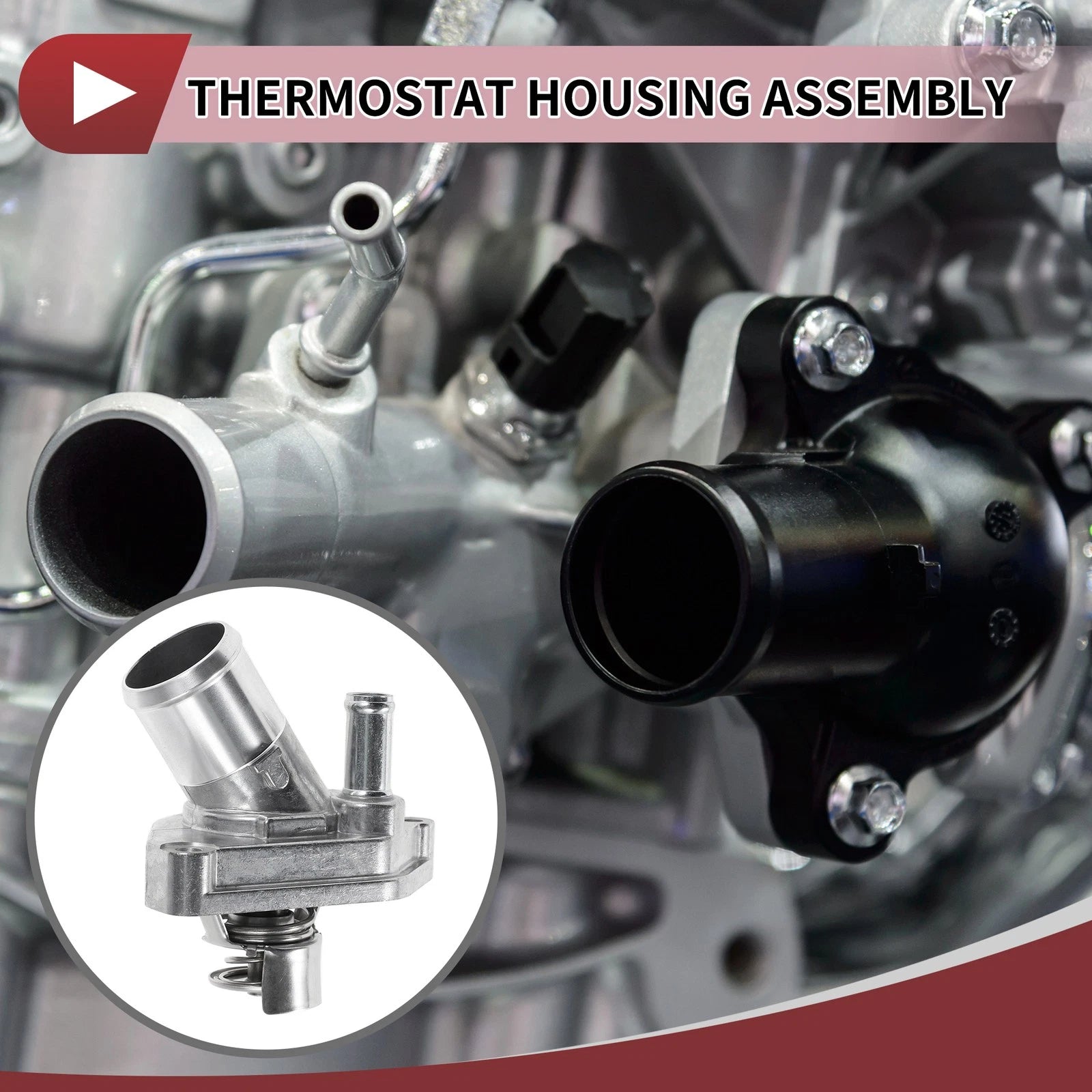 Engine Coolant Thermostat Housing Assembly for Nissan Frontier (2005–2019)