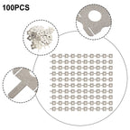 100pcs Nickel U-shaped Accessories for Automotive Applications