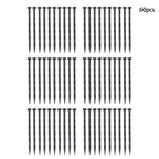 Set of 60 Plastic Spiral Landscape Edging Nails for Garden