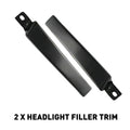 2X Headlight Filler Trims for Toyota Tacoma (1998–2000)
