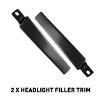 2X Headlight Filler Trims for Toyota Tacoma (1998–2000)