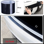 Carbon Fiber Door Sill Protector Tape for Universal Vehicles (10cm x 3M)