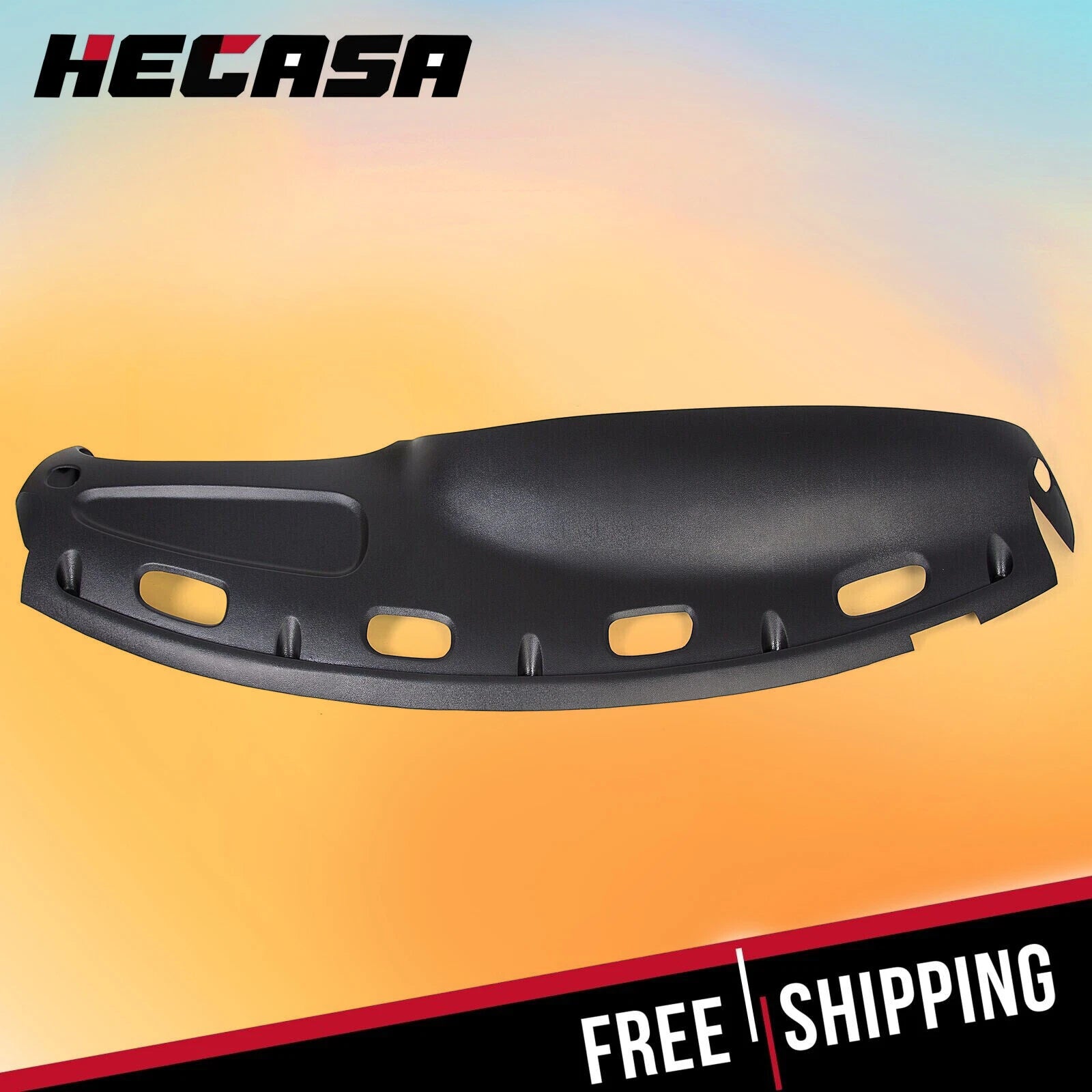 Dash Cover for Dodge Ram 1500 2500 3500 (1998–2001) Black Overlay Cap