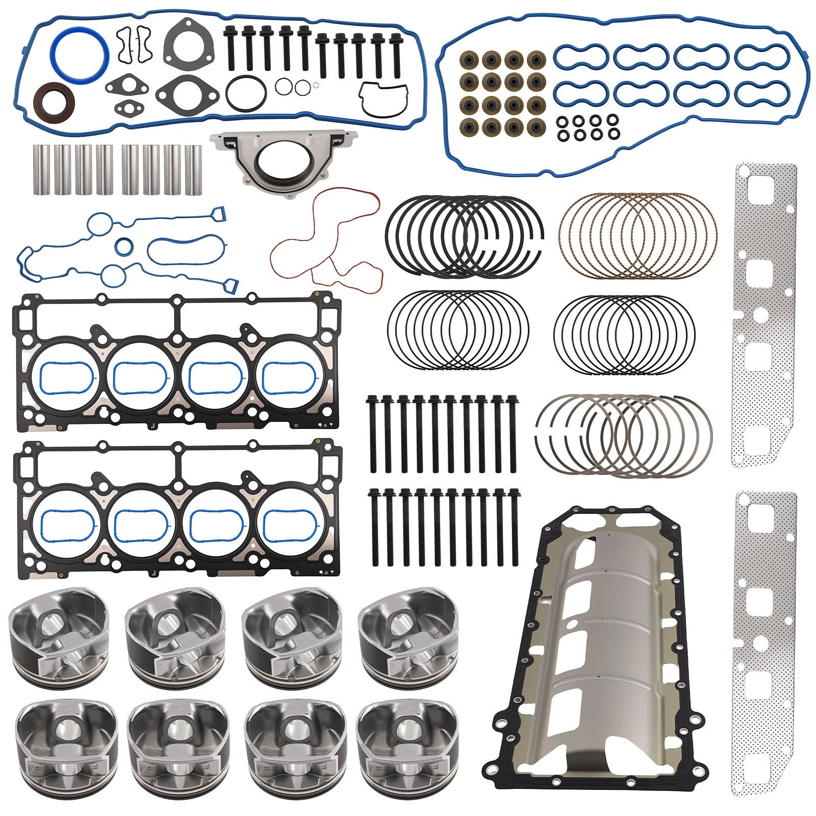 Pistons Head Gasket Bolts Set for Chrysler Dodge Jeep 5.7L V8 Hemi (2005–2006)