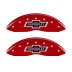 Red Caliper Covers Set for 100th Anniversary for 2015–2020 Chevy Tahoe