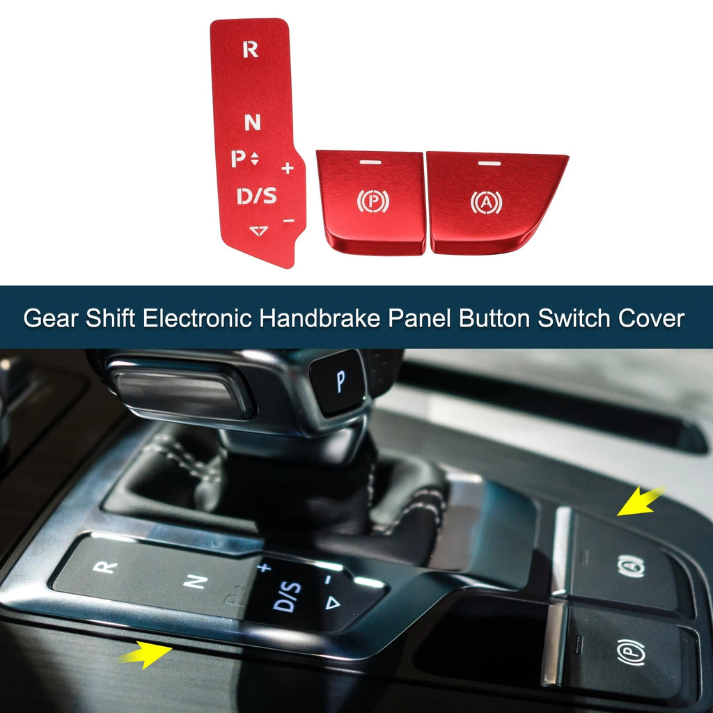 Set of 1 Gear Shift Electronic Handbrake Button Cover for Audi Q5 (2009–2017)