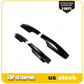 Roof Rack Rail End Shells for Toyota RAV4 (2006–2012) - Black Cover
