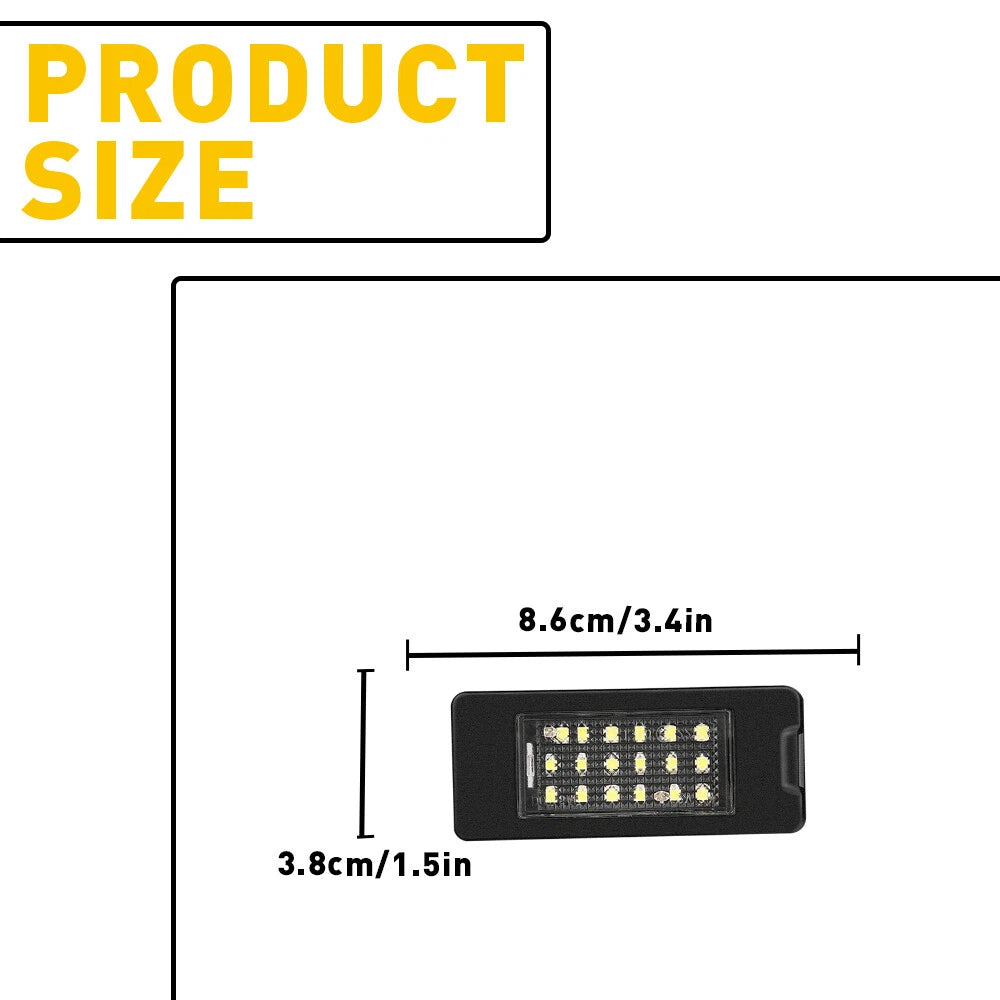 LED License Plate Light for Cadillac ATS Escalade (2015–2020)