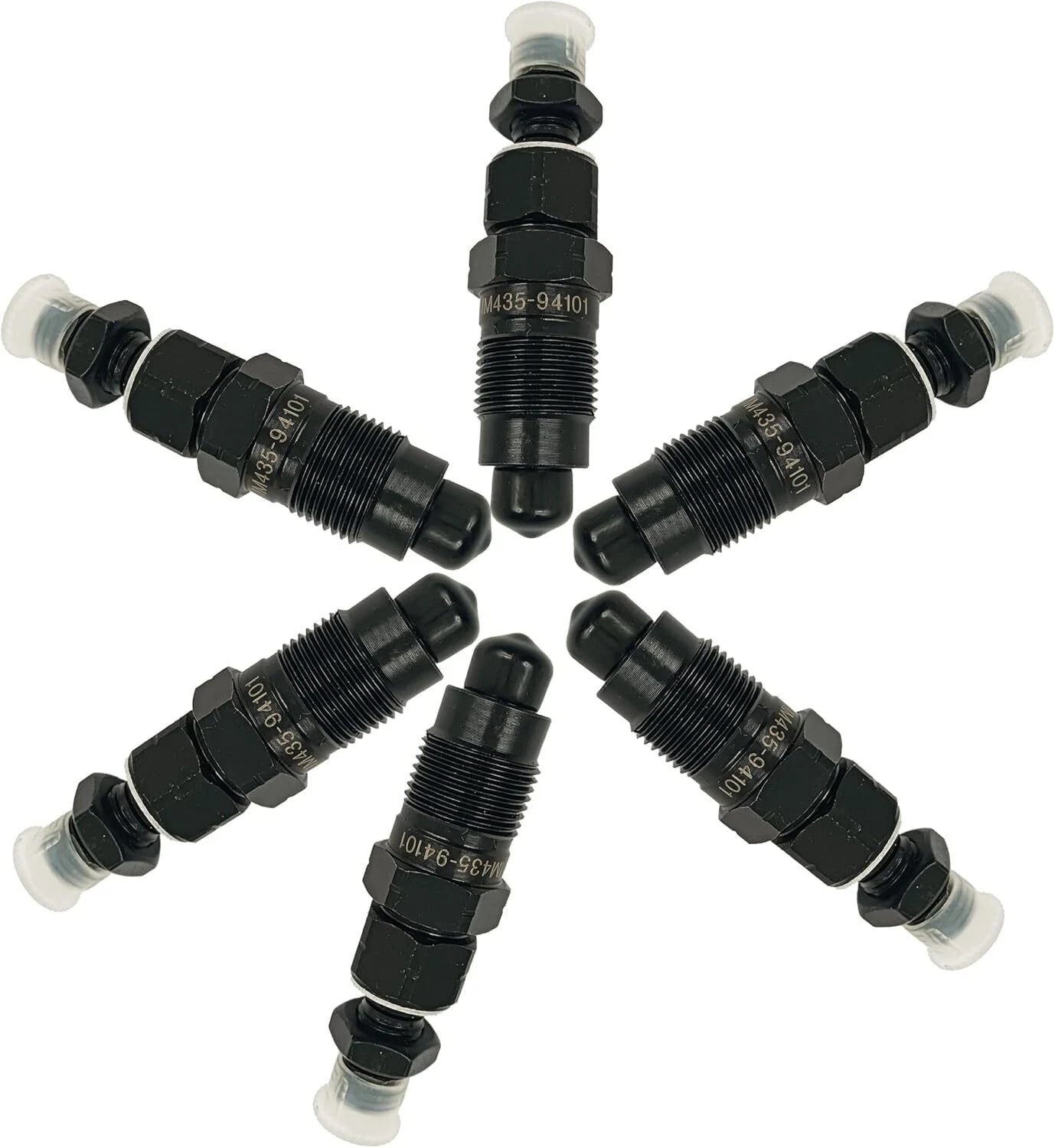 6X Fuel Injector MM435-94101 for Mitsubishi L2E L3E S3L S4L S3L2 S4L2 S4S S6S