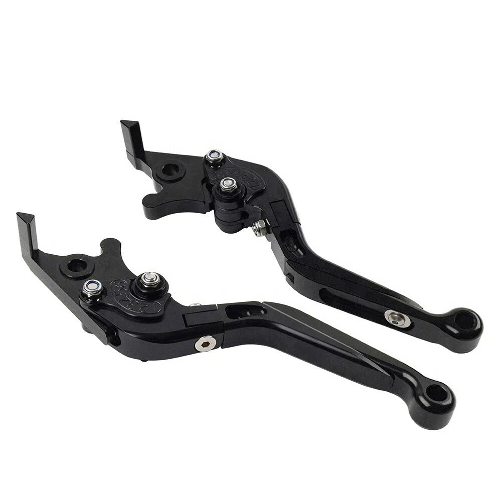Black Extendable Brake Clutch Levers for Kawasaki Z650 Z900 Ninja (2017-2022)