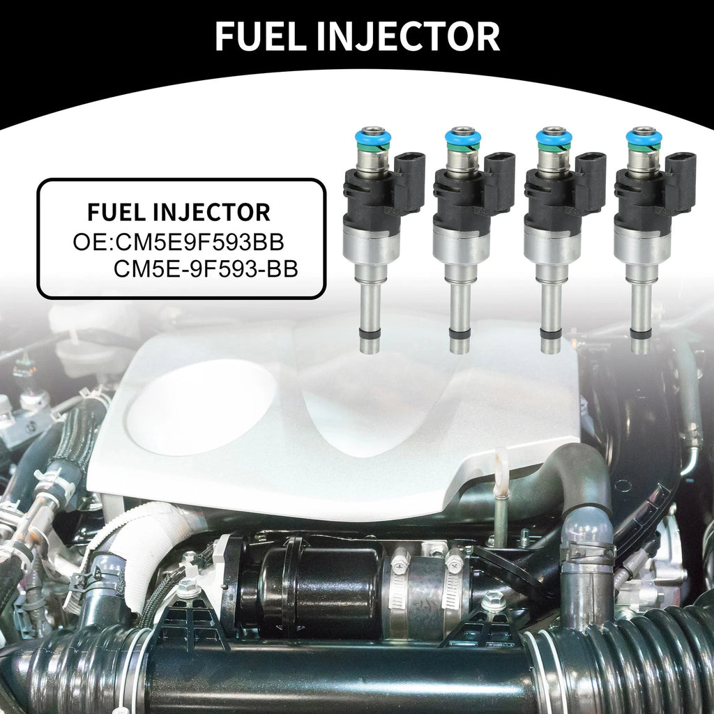 Set of 4 Fuel Injectors No.DS7Z-9F593-DA for Ford Escape (2017–2019) 1.5L