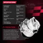 AC Compressor w/ Clutch BB5Z19703C for Ford Explorer (2012–2019)