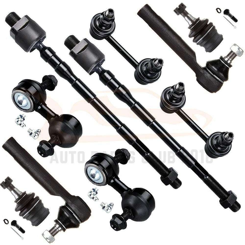 10Pc Front Lower Ball Joint Tie Rod Sway Bar for Subaru Legacy (2005–2009)
