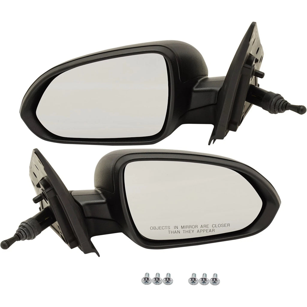 Manual Mirrors for Kia Rio (2018–2020) Textured Black