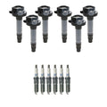 Set of 6 Ignition Coils & NGK Platinum Spark Plugs for Ford Explorer F-150
